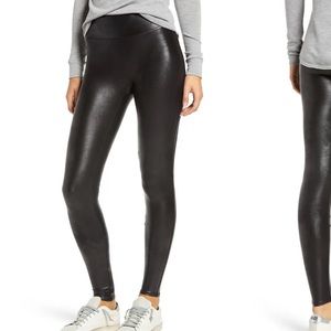 NWT Spanx leather leggings
